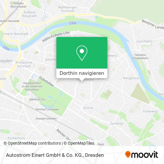 Autostrom Einert GmbH & Co. KG. Karte