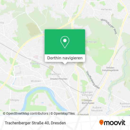 Trachenberger Straße 40 Karte