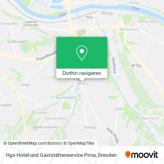 Hgs-Hotel-und Gaststättenservice Pirna Karte