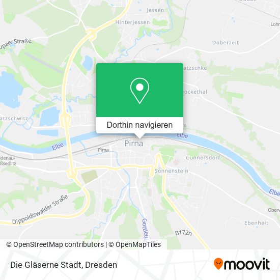 Die Gläserne Stadt Karte