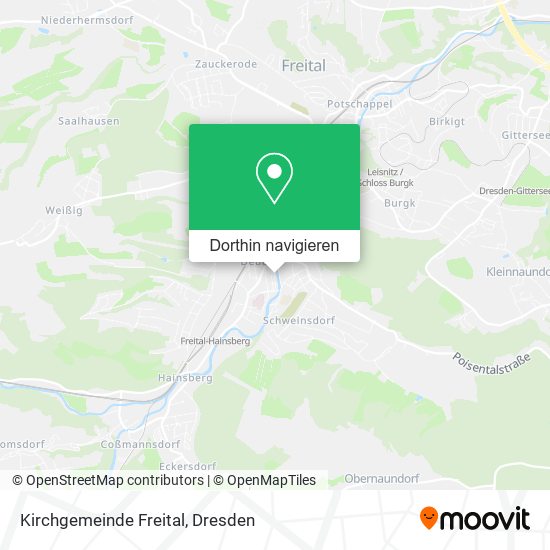 Kirchgemeinde Freital Karte