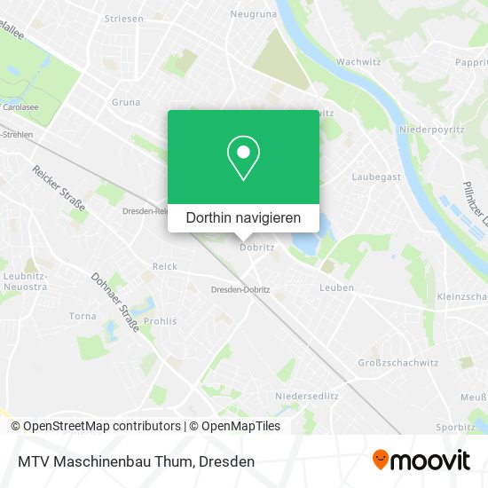 MTV Maschinenbau Thum Karte