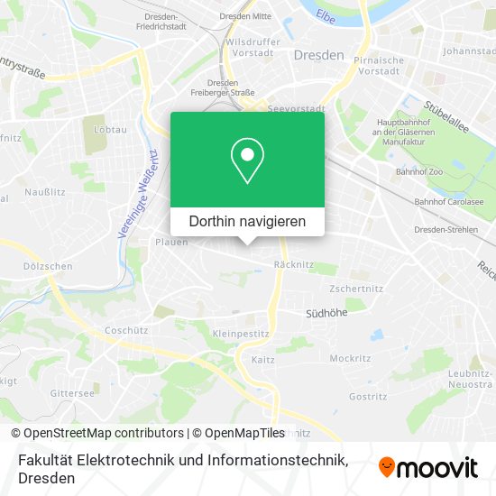 Fakultät Elektrotechnik und Informationstechnik Karte