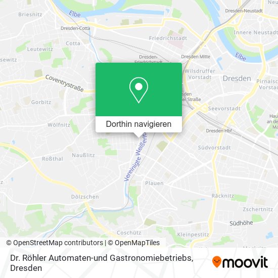 Dr. Röhler Automaten-und Gastronomiebetriebs Karte