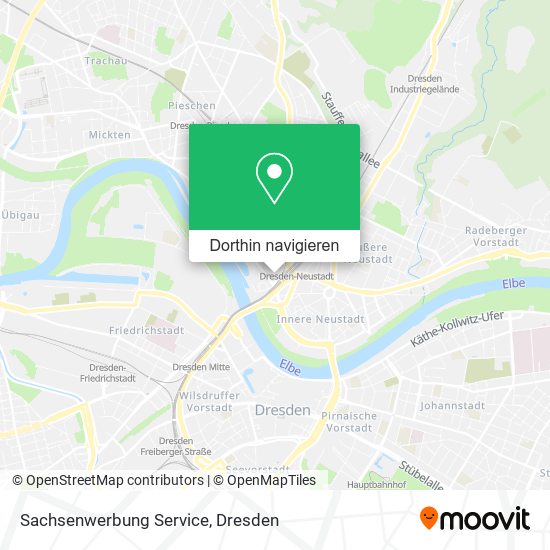 Sachsenwerbung Service Karte