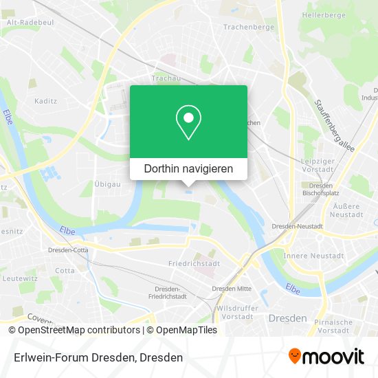 Erlwein-Forum Dresden Karte