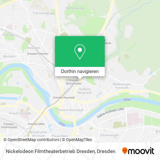 Nickelodeon Filmtheaterbetrieb Dresden Karte