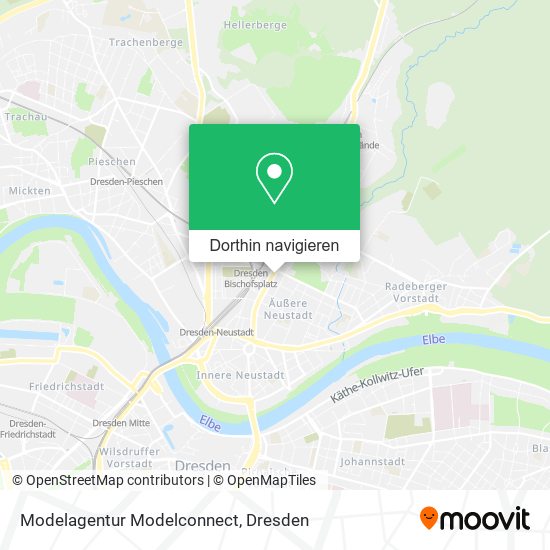 Modelagentur Modelconnect Karte