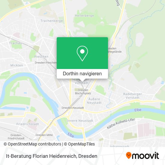 It-Beratung Florian Heidenreich Karte