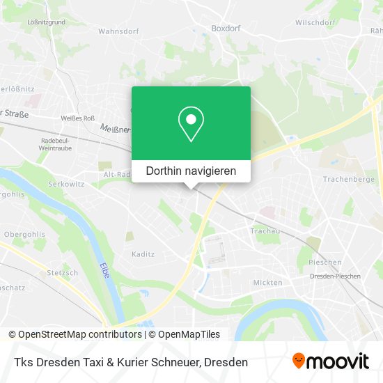 Tks Dresden Taxi & Kurier Schneuer Karte