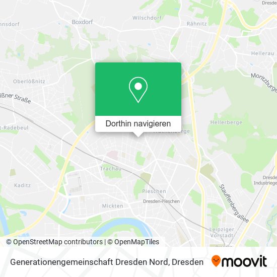 Generationengemeinschaft Dresden Nord Karte