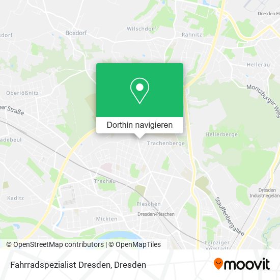 Fahrradspezialist Dresden Karte