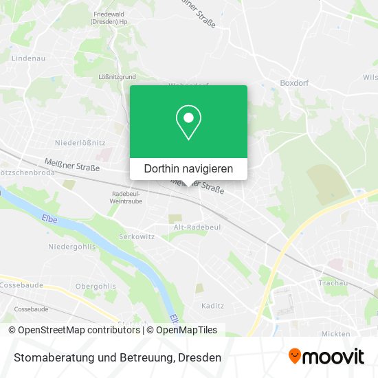 Stomaberatung und Betreuung Karte