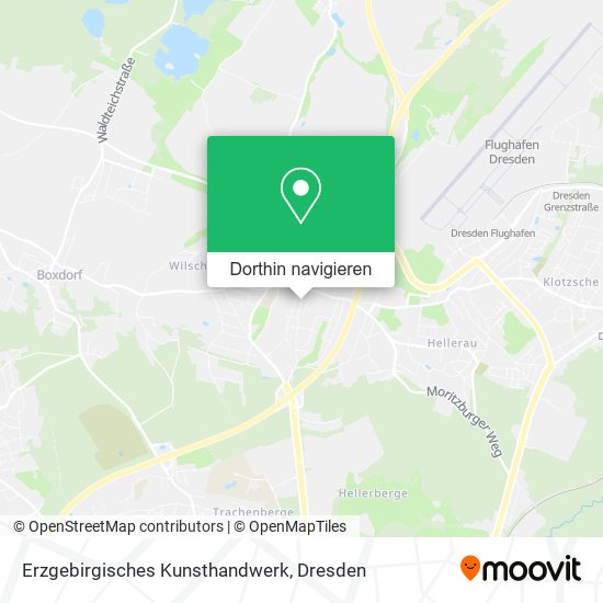 Erzgebirgisches Kunsthandwerk Karte