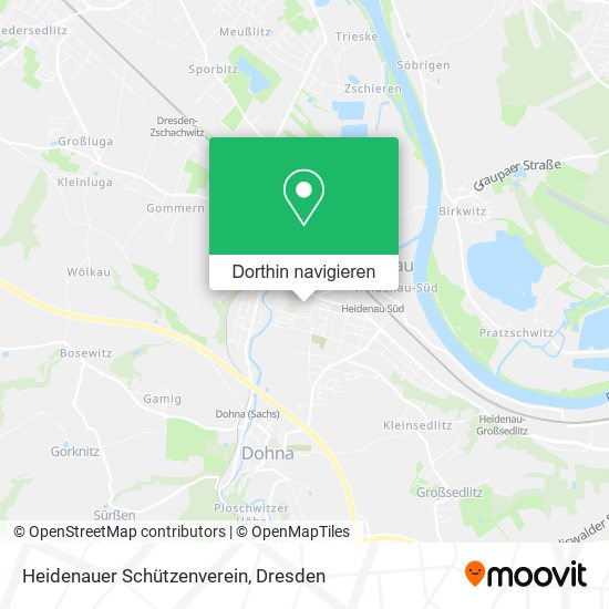 Heidenauer Schützenverein Karte