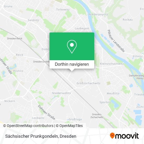 Sächsischer Prunkgondeln Karte