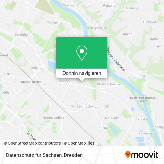 Datenschutz für Sachsen Karte