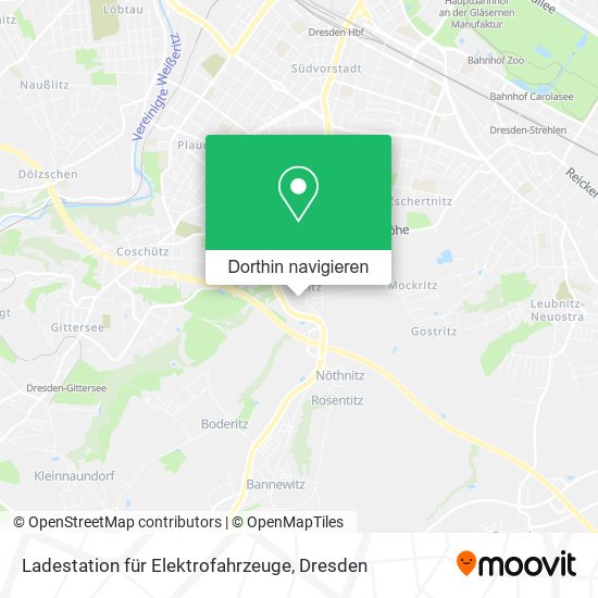 Ladestation für Elektrofahrzeuge Karte