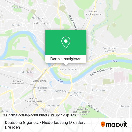 Deutsche Giganetz - Niederlassung Dresden Karte