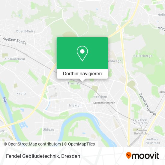 Fendel Gebäudetechnik Karte