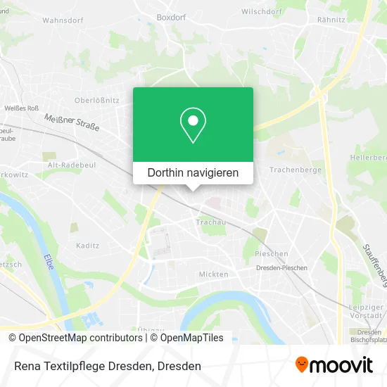 Rena Textilpflege Dresden Karte