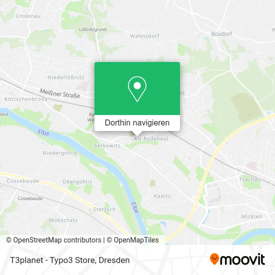 T3planet - Typo3 Store Karte