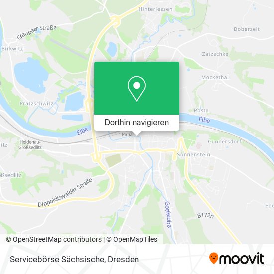 Servicebörse Sächsische Karte