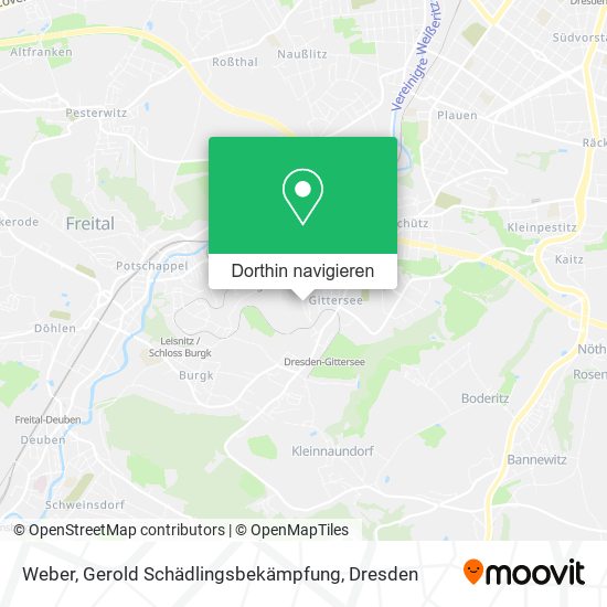 Weber, Gerold Schädlingsbekämpfung Karte