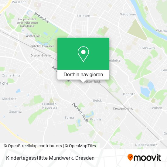 Kindertagesstätte Mundwerk Karte