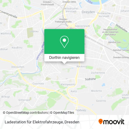 Ladestation für Elektrofahrzeuge Karte