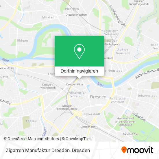 Zigarren Manufaktur Dresden Karte