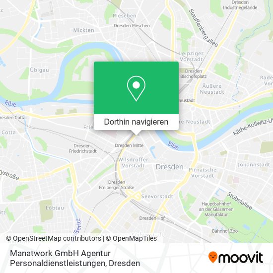 Manatwork GmbH Agentur Personaldienstleistungen Karte