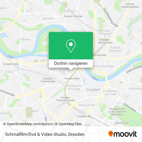 Schmalfilm/Dvd & Video-Studio Karte
