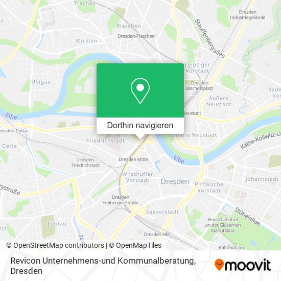 Revicon Unternehmens-und Kommunalberatung Karte