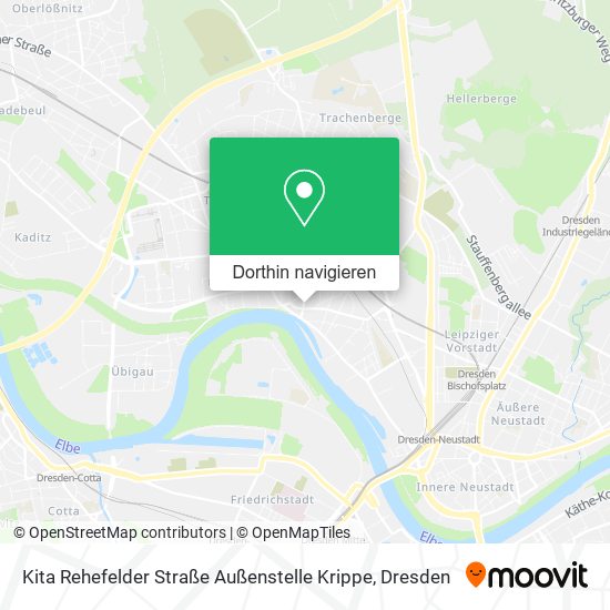 Kita Rehefelder Straße Außenstelle Krippe Karte