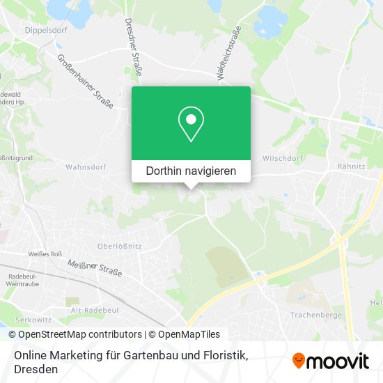 Online Marketing für Gartenbau und Floristik Karte
