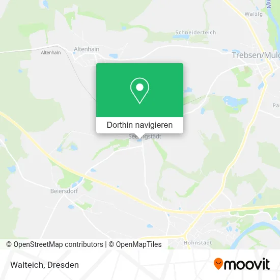 Walteich Karte