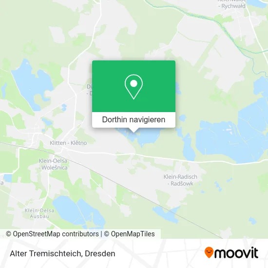 Alter Tremischteich Karte