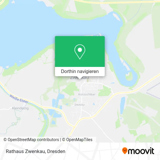 Rathaus Zwenkau Karte