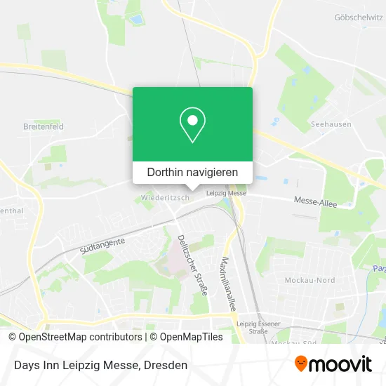 Days Inn Leipzig Messe Karte