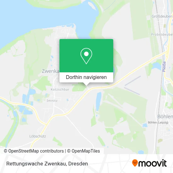 Rettungswache Zwenkau Karte