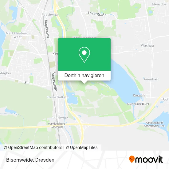 Bisonweide Karte