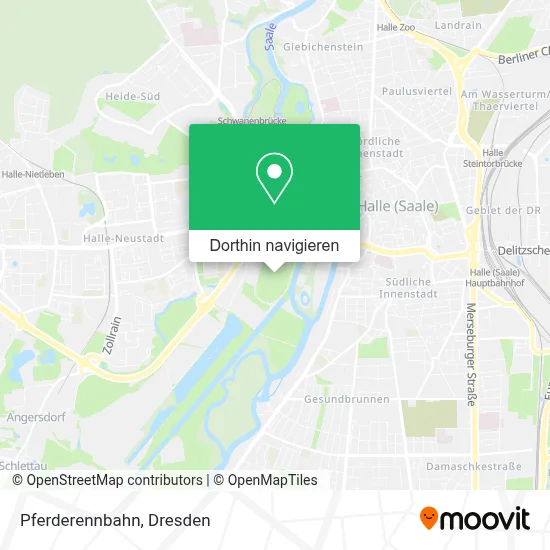 Pferderennbahn Karte