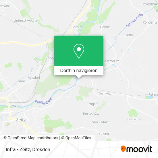 Infra - Zeitz Karte