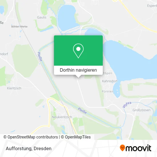 Aufforstung Karte