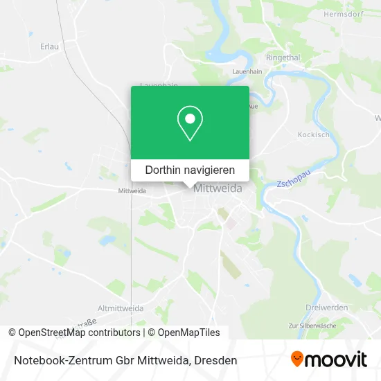Notebook-Zentrum Gbr Mittweida Karte