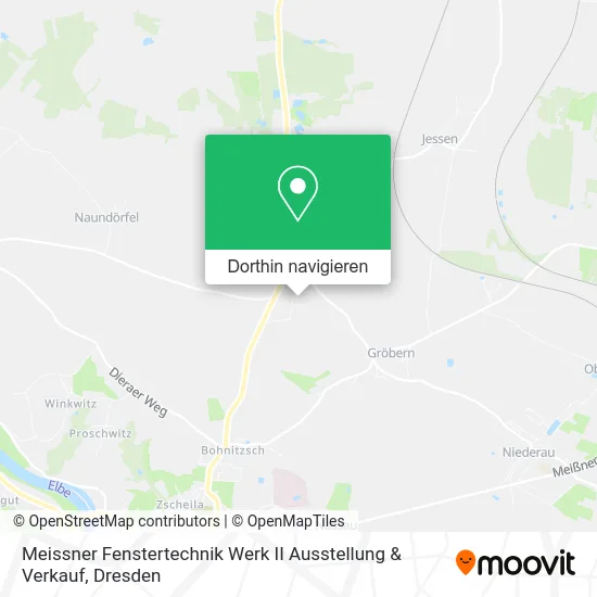 Meissner Fenstertechnik Werk II Ausstellung & Verkauf Karte