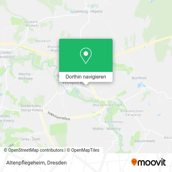 Altenpflegeheim Karte