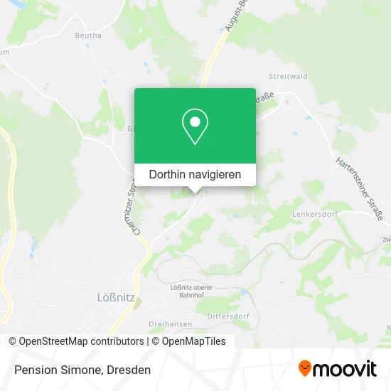 Pension Simone Karte