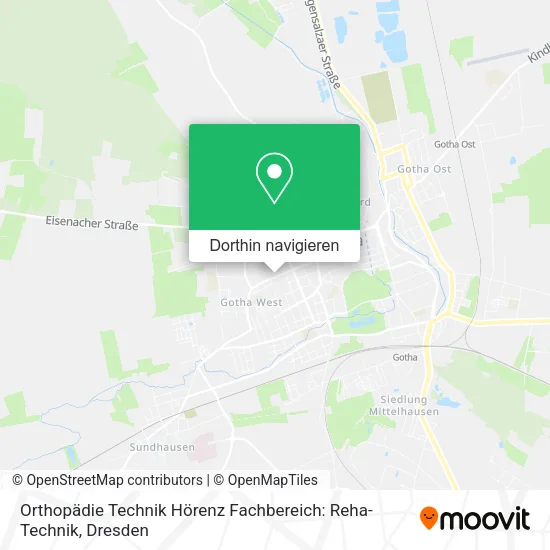 Orthopädie Technik Hörenz Fachbereich: Reha-Technik Karte
